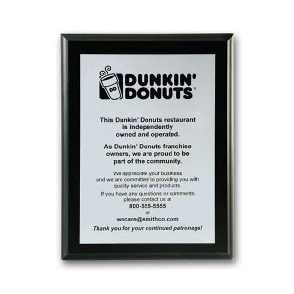 Screenprint Aluminum - Ebony