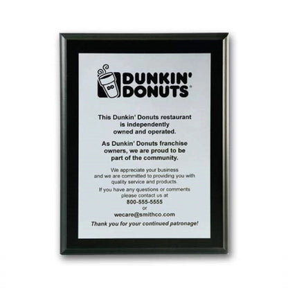 Screenprint Aluminum - Ebony