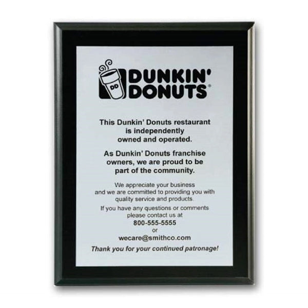 Screenprint Aluminum - Ebony
