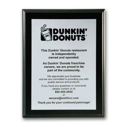 Screenprint Aluminum - Ebony