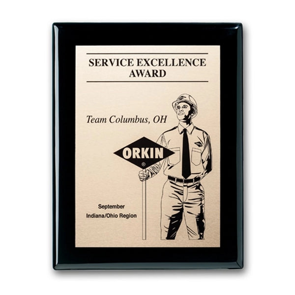 Etch/Oxidized Plaq - Ebony