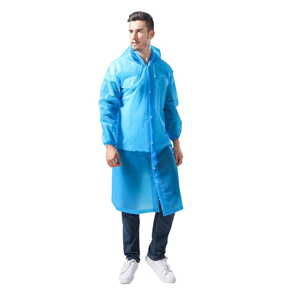 Unisex Solid EVA Raincoat For Adults