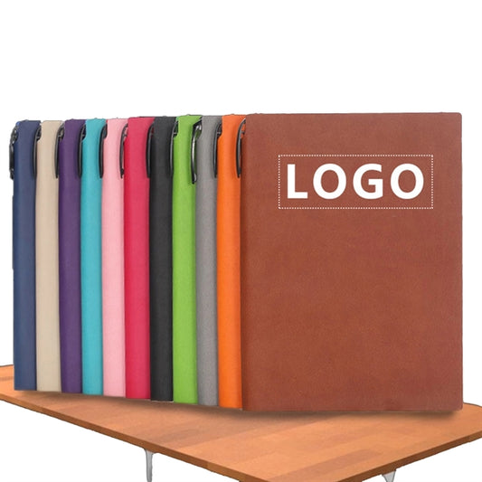 Office Notebook, Customizable A5 Dotted Grid Planner