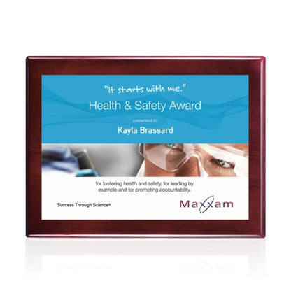 Oakleigh/AstroSub Plaque - Rosewood/White