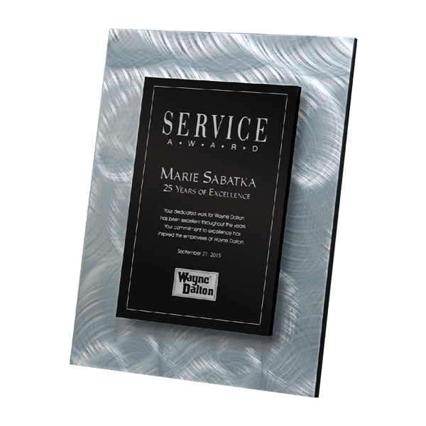 SILVER WALL PLAQUE