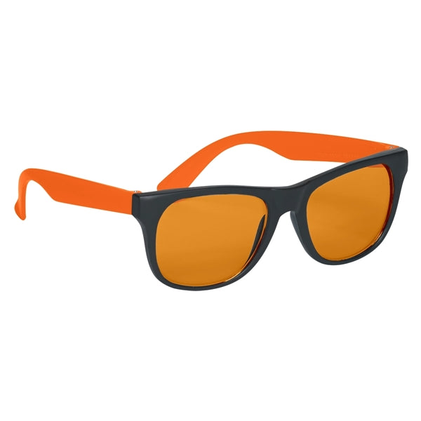 Tinted Lenses Rubberized Sunglasses