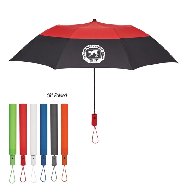 46" Arc Foldable Umbrella with Automatic Open Mechanism
