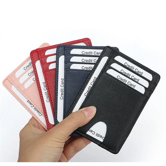 Slim Leather Card Case Holder Front Pocket Wallet