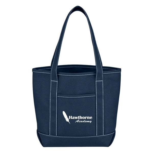Small Cotton Canvas Yacht Tote Bag