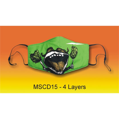 4-Layer Adjustable Full Color Cotton Safety Face Mask