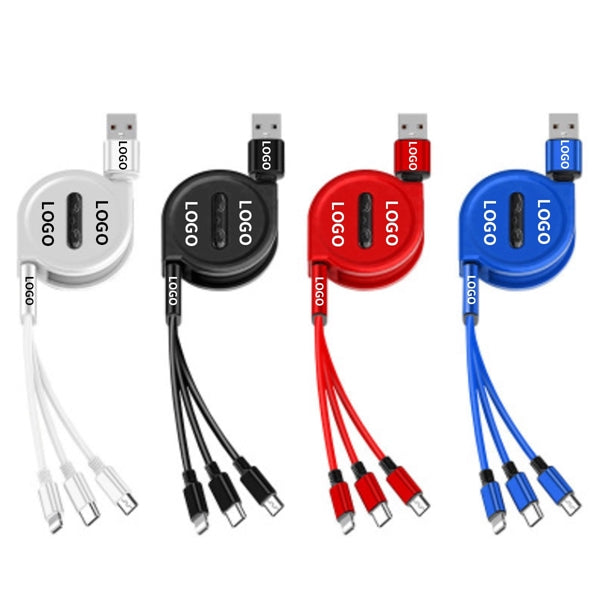 3 in 1 Multiple Fast Charging Cord
