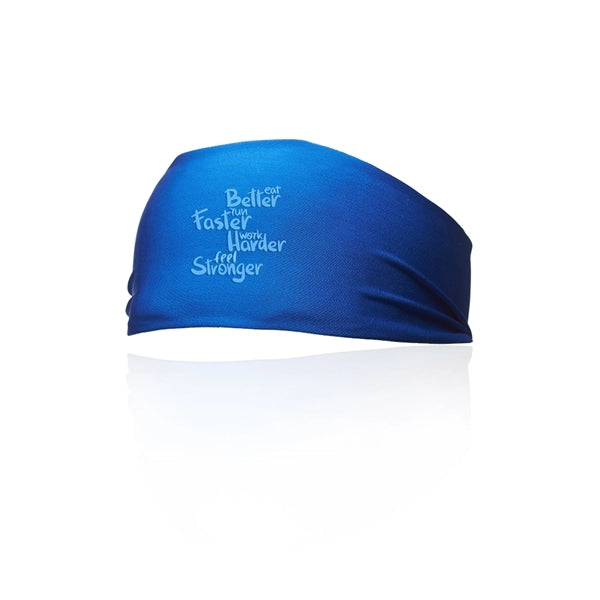 Lycra Elastic Sports Headband w/ Custom Logo Stretchy Fit