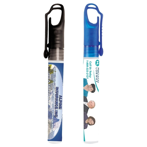 SprayClip 10 ml. Antibacterial Hand Sanitizer Spray Pump