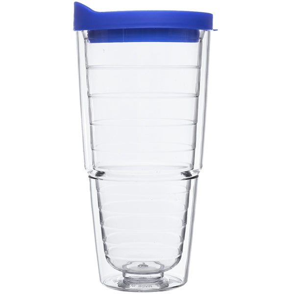 24 oz Double Wall Acrylic Tumbler w/ Custom Logo Spill Proof