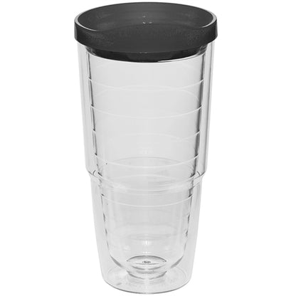 24 oz Foggy Double Wall Acrylic Tumbler w/ Custom Imprint