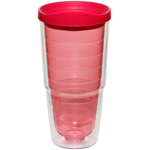 24 oz Foggy Double Wall Acrylic Tumbler w/ Custom Imprint
