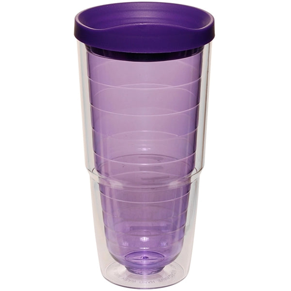 24 oz Foggy Double Wall Acrylic Tumbler w/ Custom Imprint