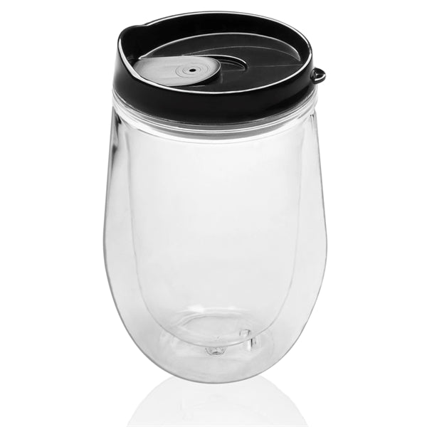 15 oz Acrylic Tumbler w/ Custom Imprint & Black Lid