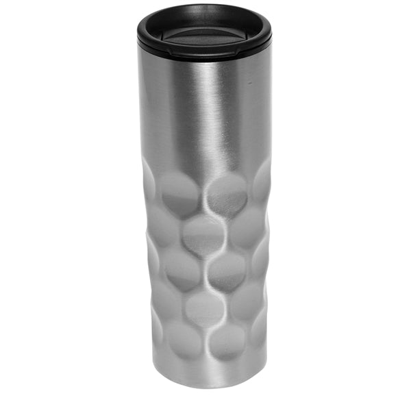 16 Oz Honeycomb Stainless Steel Tumbler w/ Twist Locking Cap