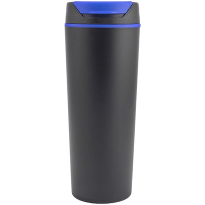 18 Oz Plastic Tumbler w/ Color Accent Flip top & Custom Logo