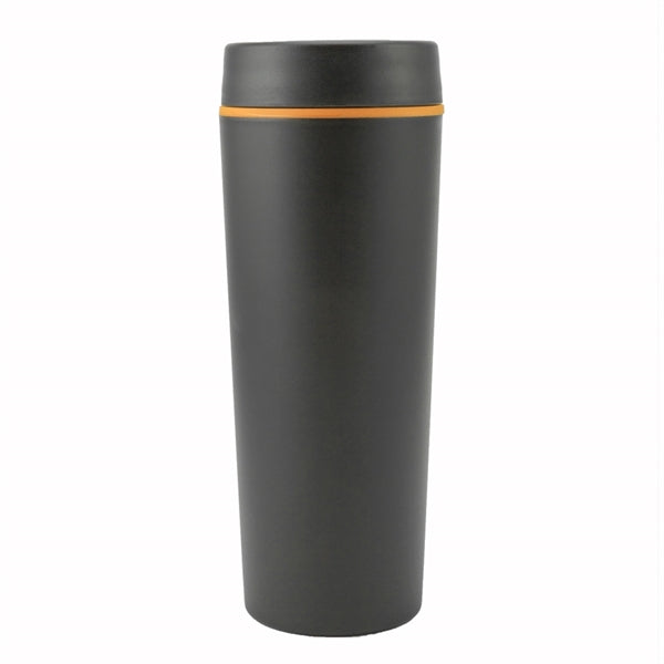 18 Oz Plastic Tumbler w/ Color Accent Flip top & Custom Logo