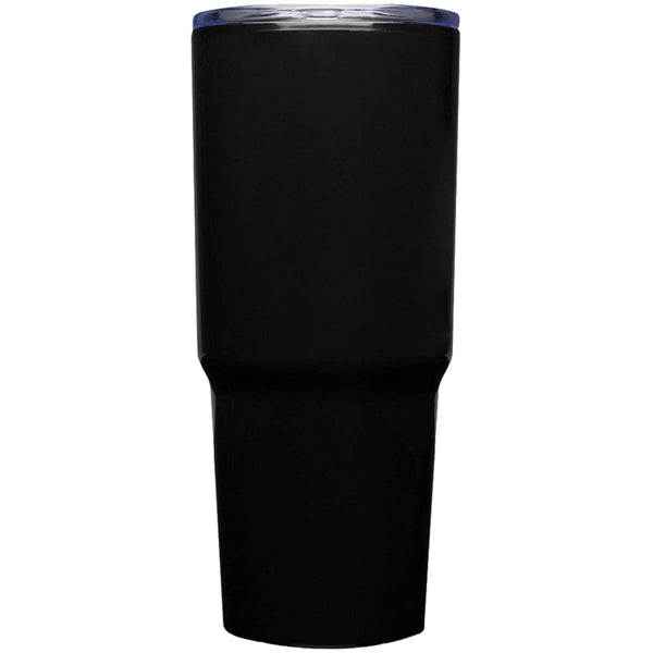 32 oz Double Wall Plastic Tumbler w/ Matching Slide Lid