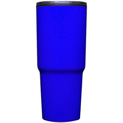 32 oz Double Wall Plastic Tumbler w/ Matching Slide Lid