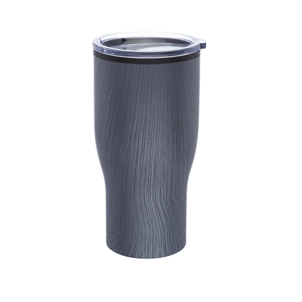 28 oz Stainless Steel Tumbler w/ Wooden Design & EVA Pad