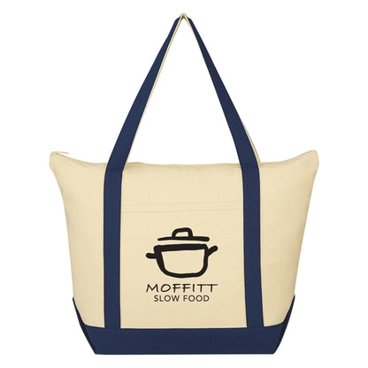 Folksy 12 Oz. Cotton Tote Bag