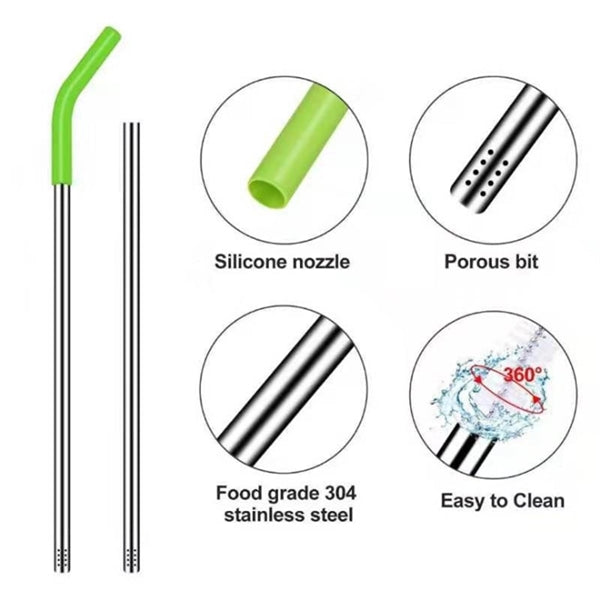 Stainless Steel Straw Kit