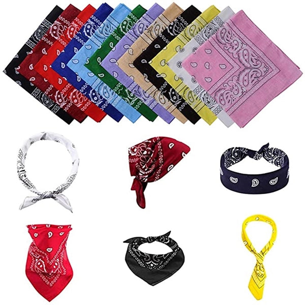 22x22 inch 100% Cotton Bandana