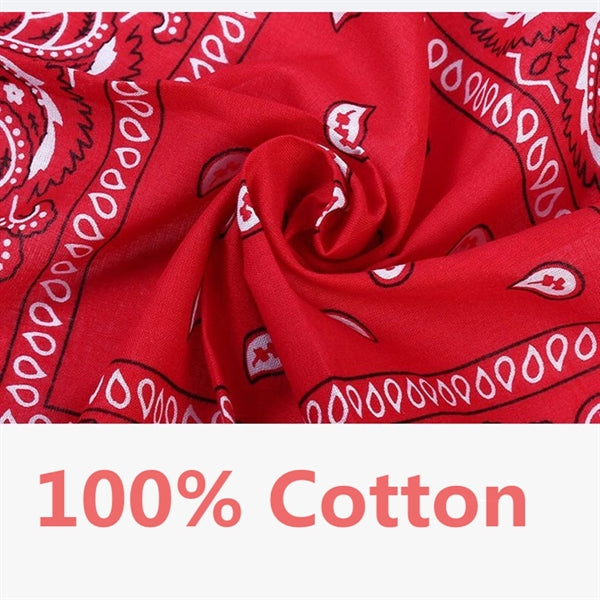 22x22 inch 100% Cotton Bandana