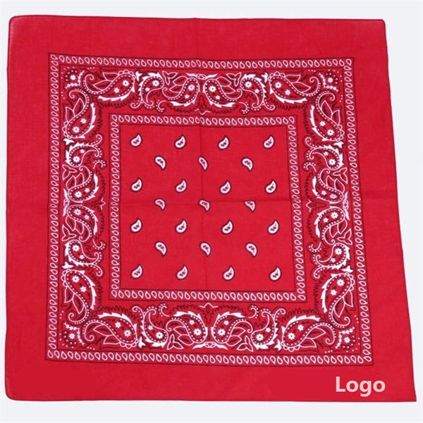 22x22 inch 100% Cotton Bandana
