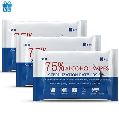 Hand Sanitizer 75% Alcohol Cotton Wet Wipes