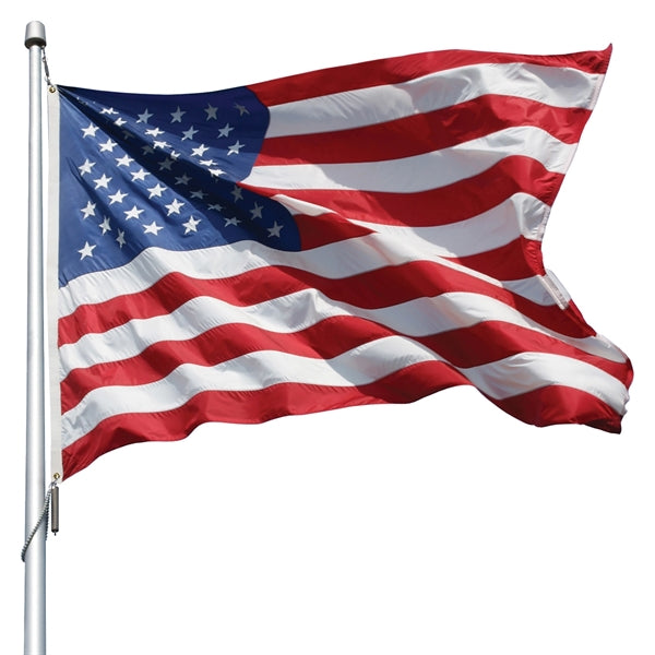 5' x 9.5' U.S. Outdoor Nylon Flag with Heading and Grommets