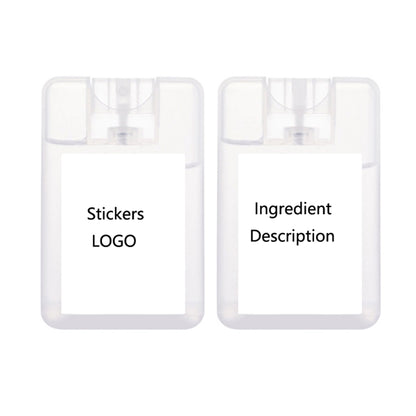 20ml Portable Mini Credit Crad Hand Sanitizer Spray