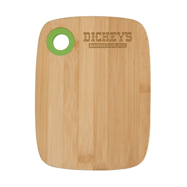 Small Bamboo Cutting Board with Silicone Ring