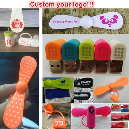 2-in-1 USB Powered Flexible Mini Cell Phone Fan