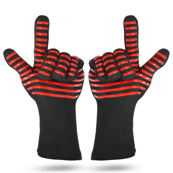 Silicone Non-Slip BBQ Gloves