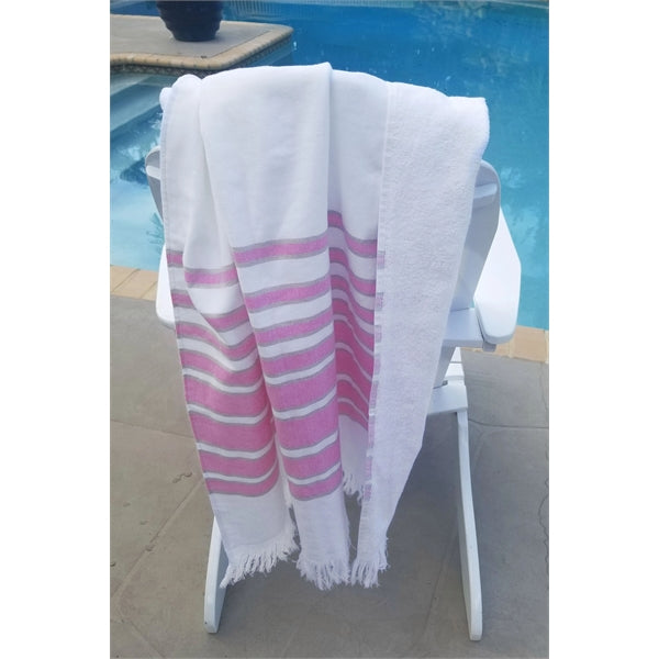36x70 Turkish Beach Towel With Fringes