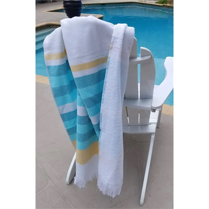 36x70 Turkish Beach Towel With Fringes