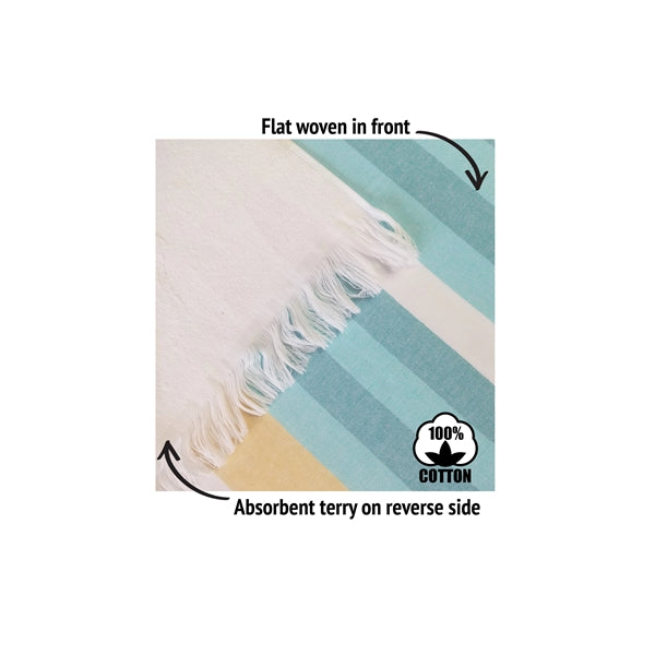 36x70 Turkish Beach Towel With Fringes
