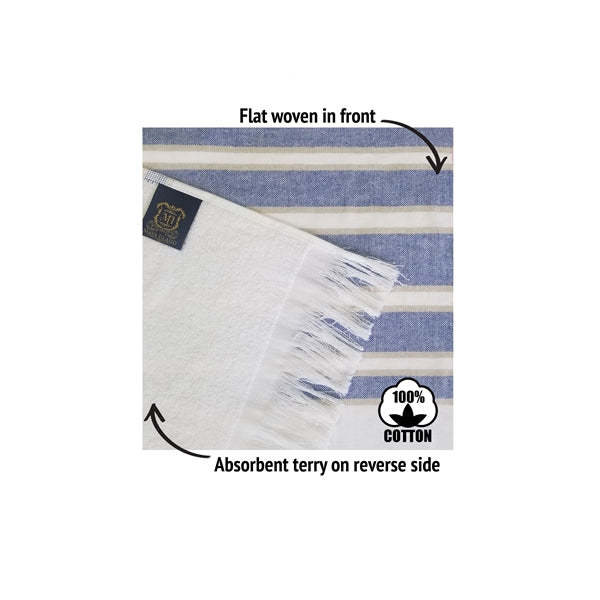 36x70 Turkish Beach Towel With Fringes