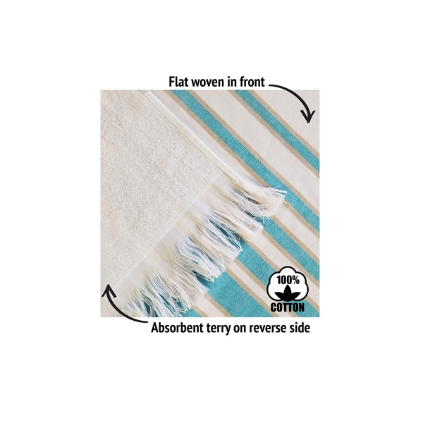 36x70 Turkish Beach Towel With Fringes
