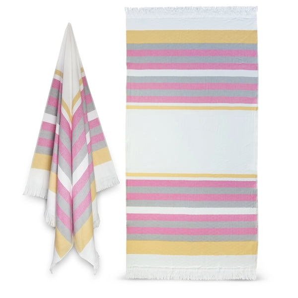 36x70 Turkish Beach Towel With Fringes