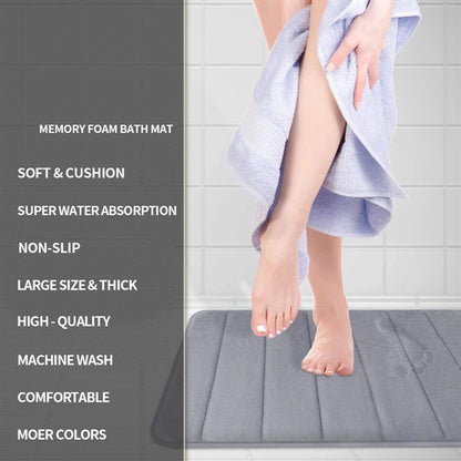 Custermize Memory Foam Mat Skidproof For Bathroom