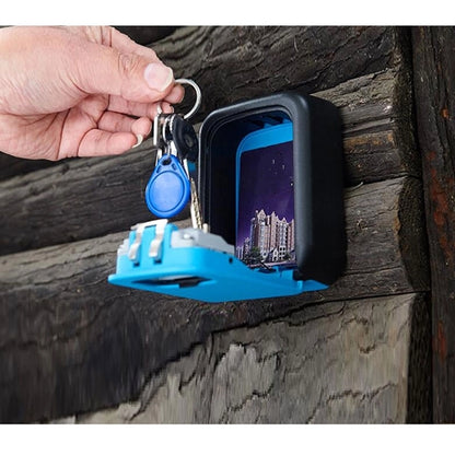 Wall Mounted Key Box Safe Storage Password Lock 4 Digit