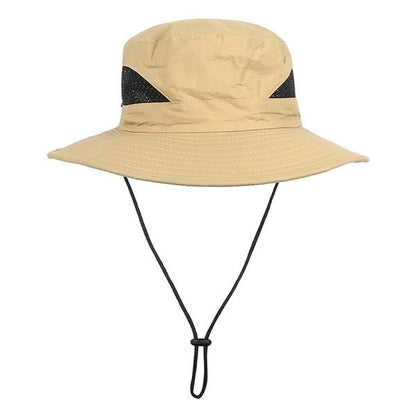 UV Protection Bucket Sun Hats Mesh Wide Bri