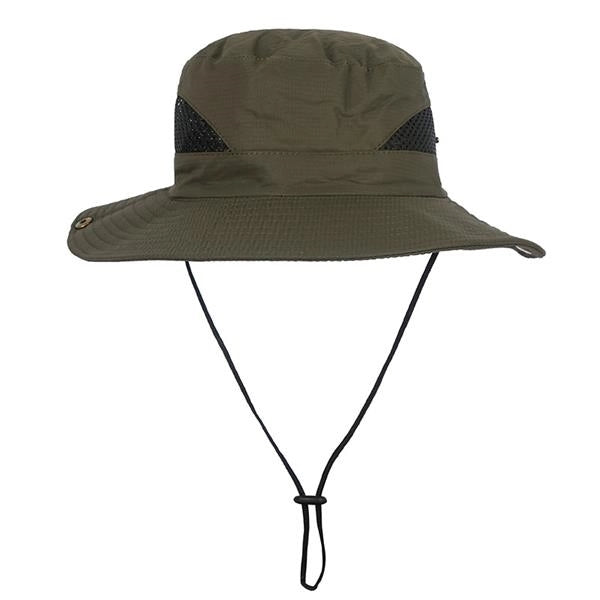 UV Protection Bucket Sun Hats Mesh Wide Bri