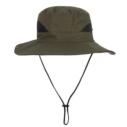 UV Protection Bucket Sun Hats Mesh Wide Bri
